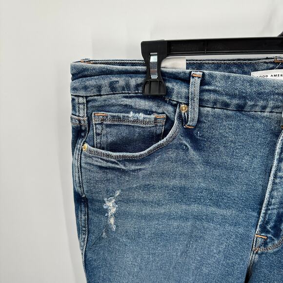 GOOD AMERICAN NWT Good Curve Straight in Blue312 // 16 - Picture 7 of 14